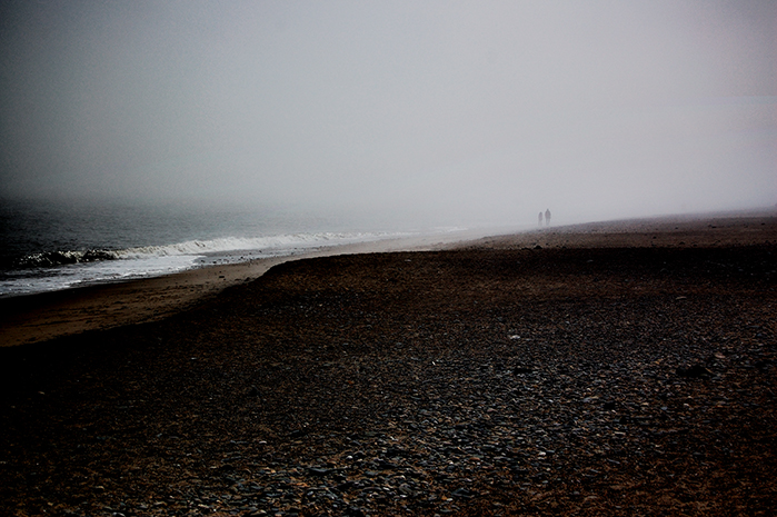 Arklow South Beach Fog